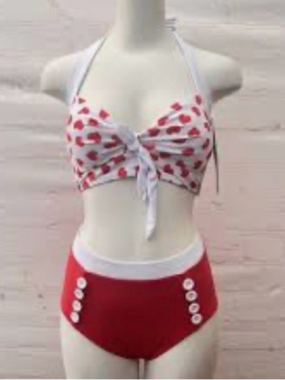 NEW Women's High Waisted Bikini Retro Style 2 pc.